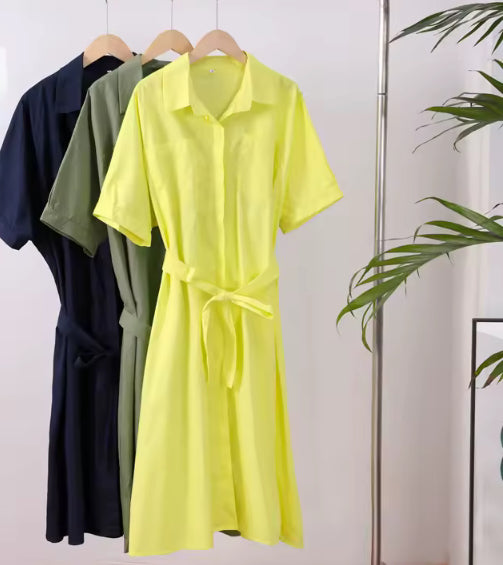 Martha collard button up dress