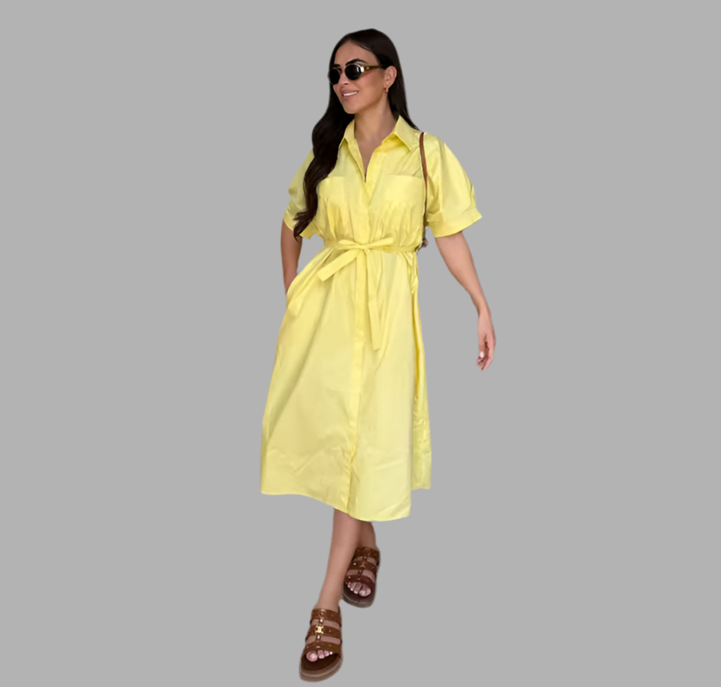 Martha collard button up dress