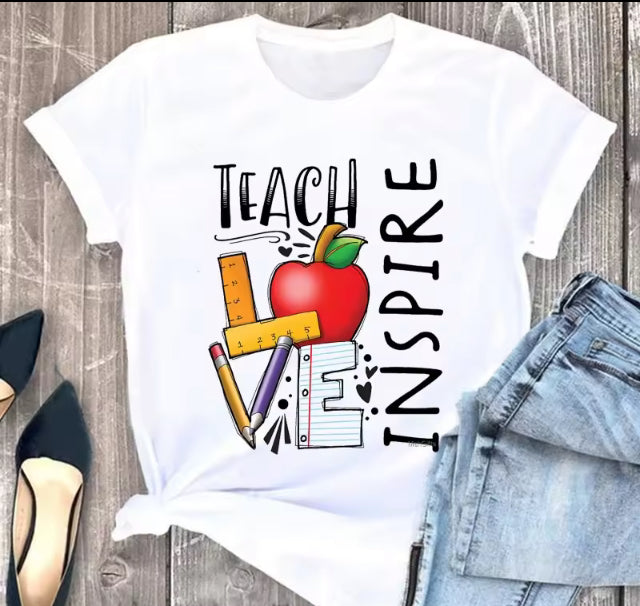 Teacher tshirts- raise up a child