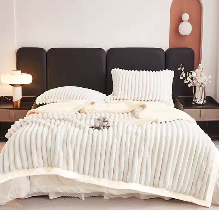 Fleece Throw Blanket weighted- Proverbs 31