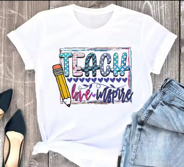 Teacher tshirts- raise up a child