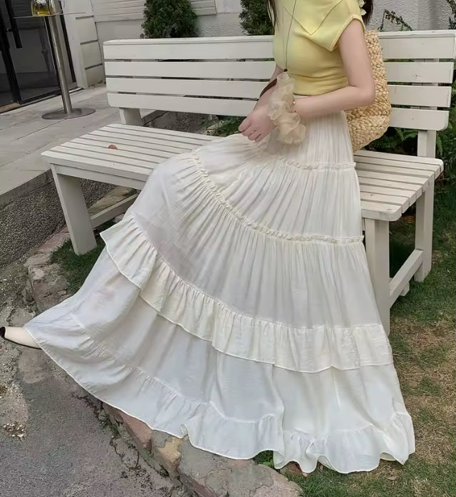 Layered maxi skirt- Paul travels