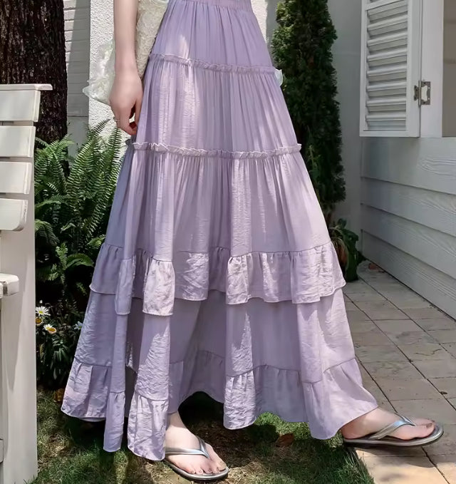 Layered maxi skirt- Paul travels