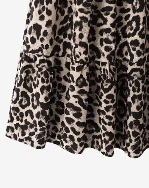 leopard print maxi skirt-coats of skin
