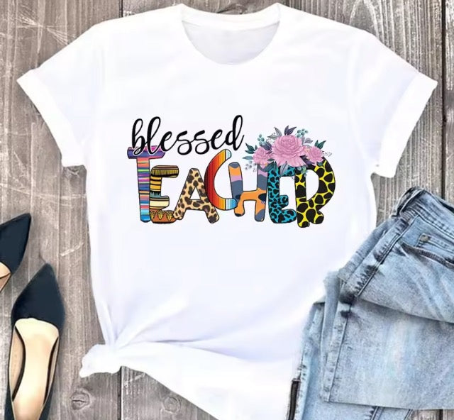 Teacher tshirts- raise up a child