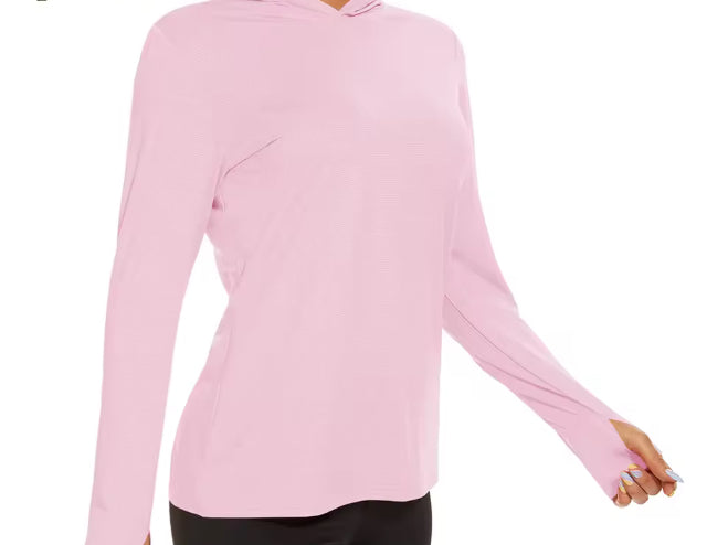 Summer UV/Sun Protection Outdoor Hooded Women’s T-shirt- Jael