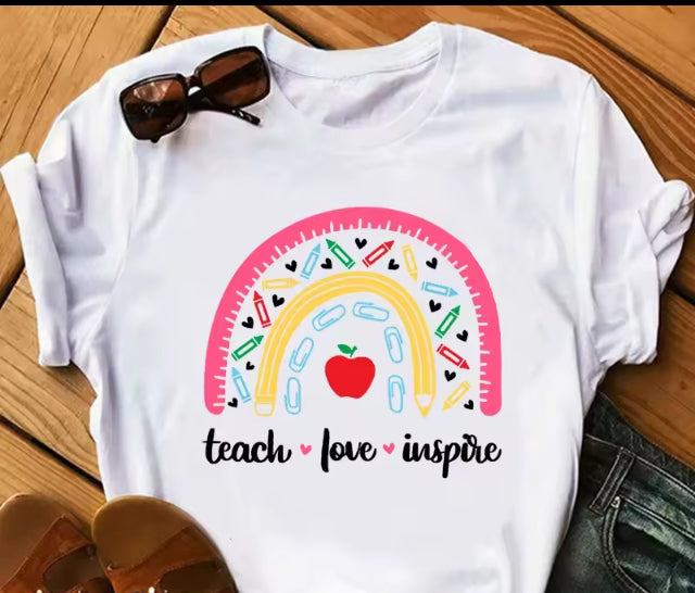 Teacher tshirts- raise up a child