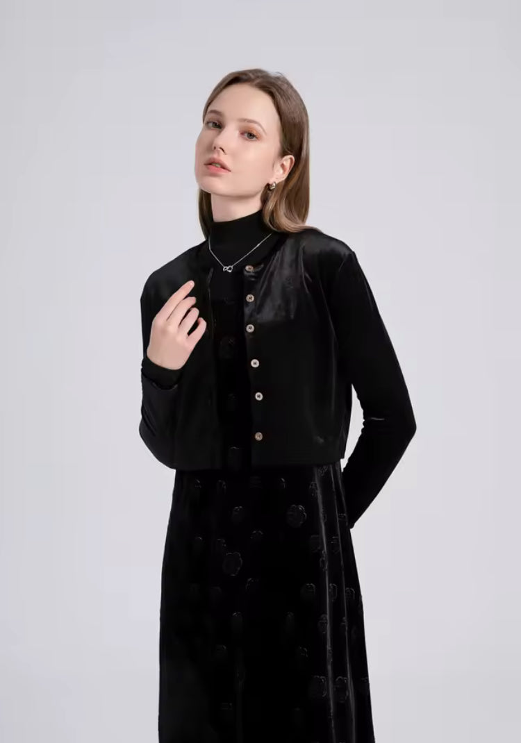 Fall Winter Velvet Women's Clothes: Straps, Dresses & Tops