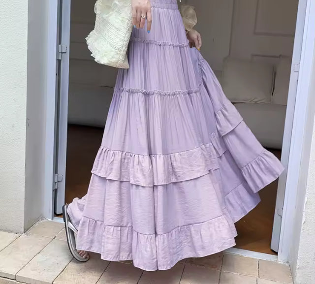 Layered maxi skirt- Paul travels