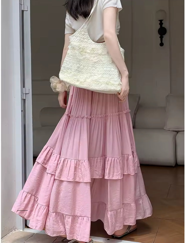 Layered maxi skirt- Paul travels