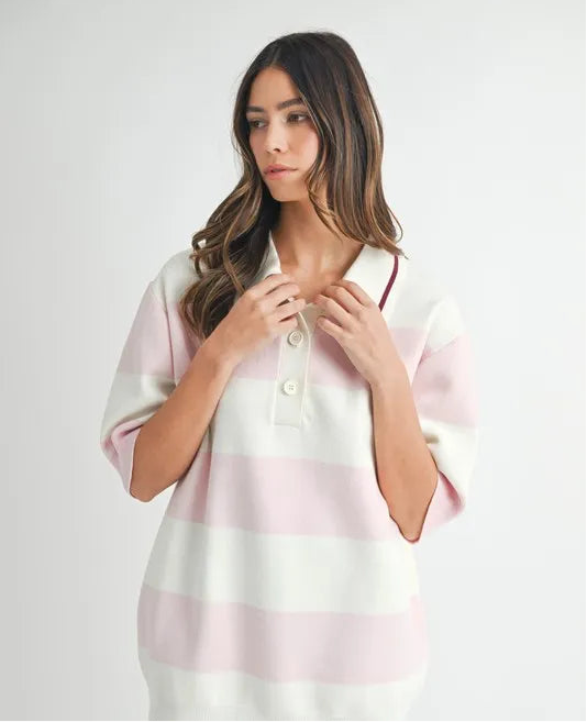 Jacob’s sheep Oversized Collar Sweater