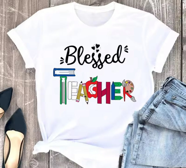 Teacher tshirts- raise up a child