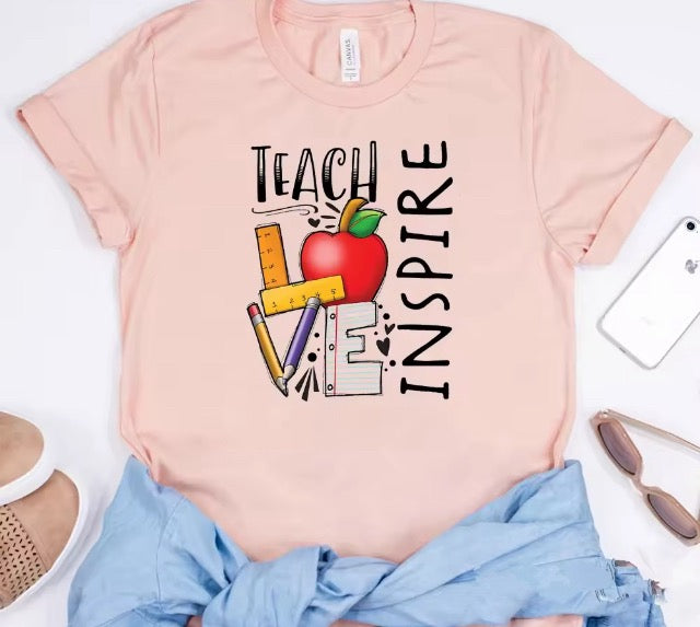 Teacher tshirts- raise up a child
