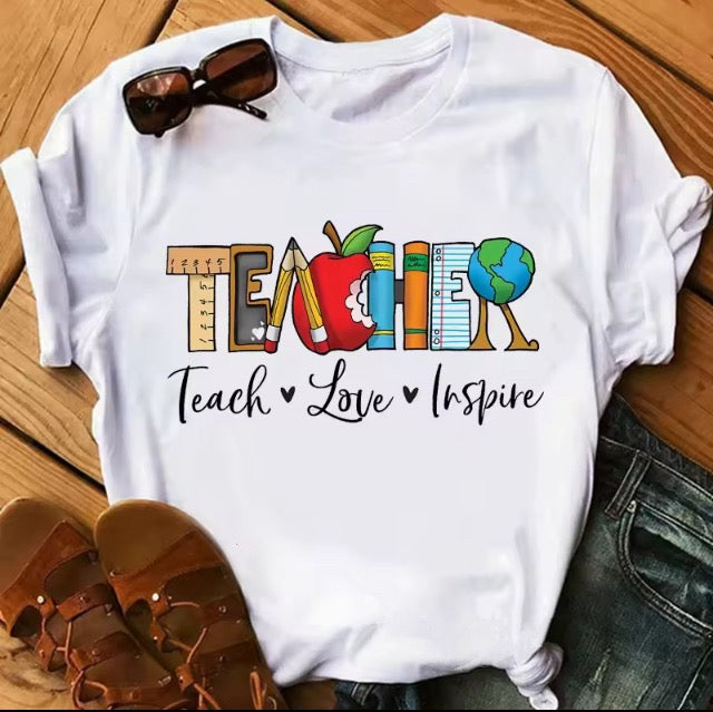 Teacher tshirts- raise up a child