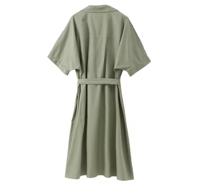 Martha collard button up dress