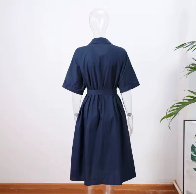 Martha collard button up dress