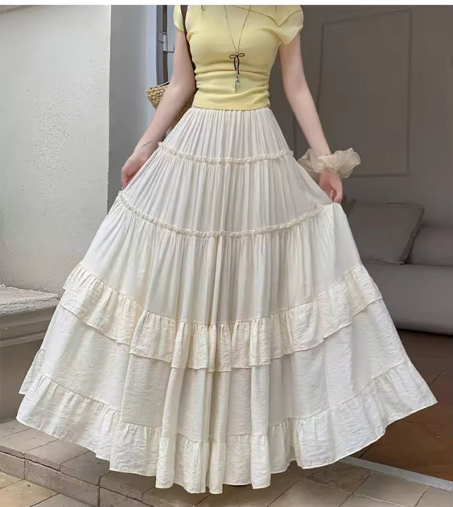 Layered maxi skirt- Paul travels