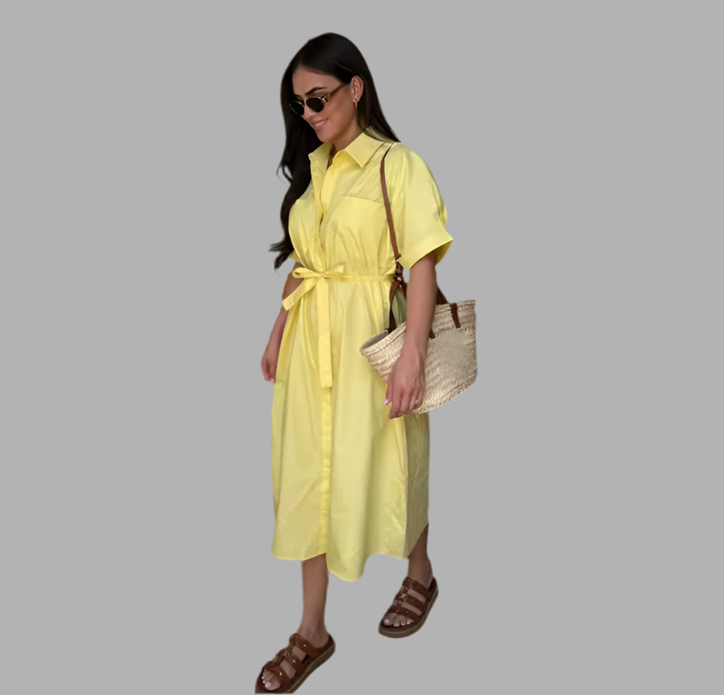 Martha collard button up dress