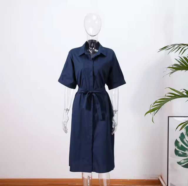 Martha collard button up dress