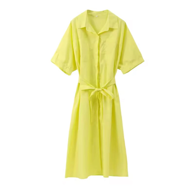 Martha collard button up dress