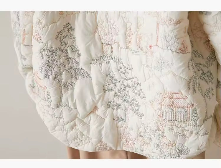 Embroidered Quilted Jacket- Leah’s babes