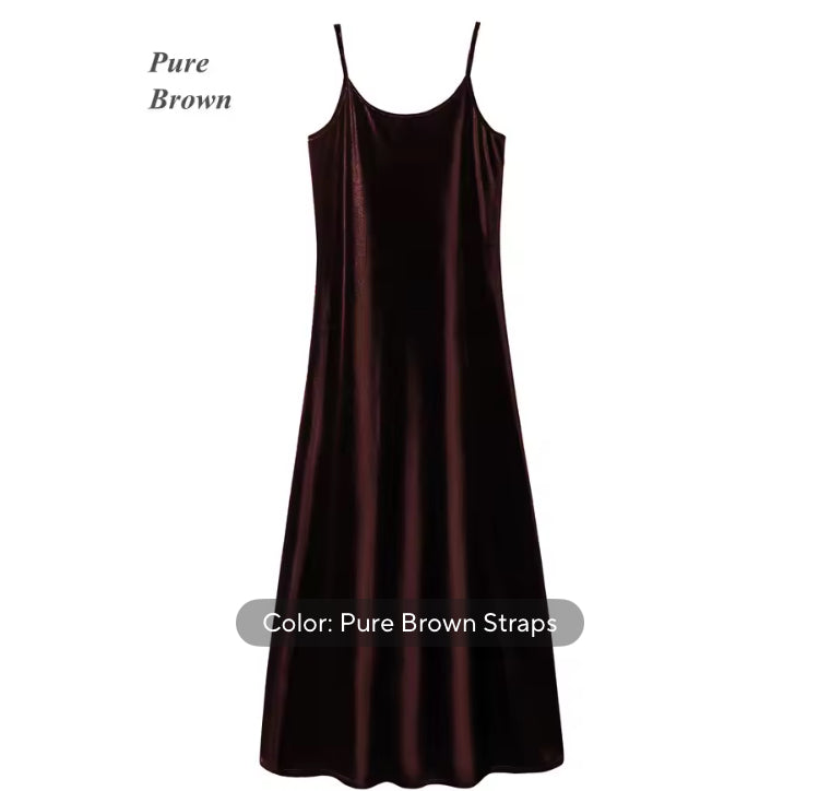 Fall Winter Velvet Women's Clothes: Straps, Dresses & Tops