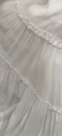 Ezekiel Speaks layered maxi skirt with lace and bow detailings