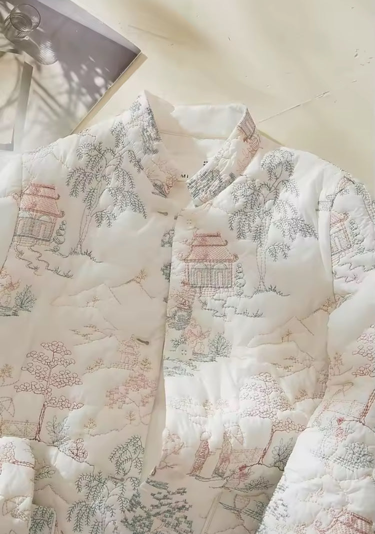 Embroidered Quilted Jacket- Leah’s babes