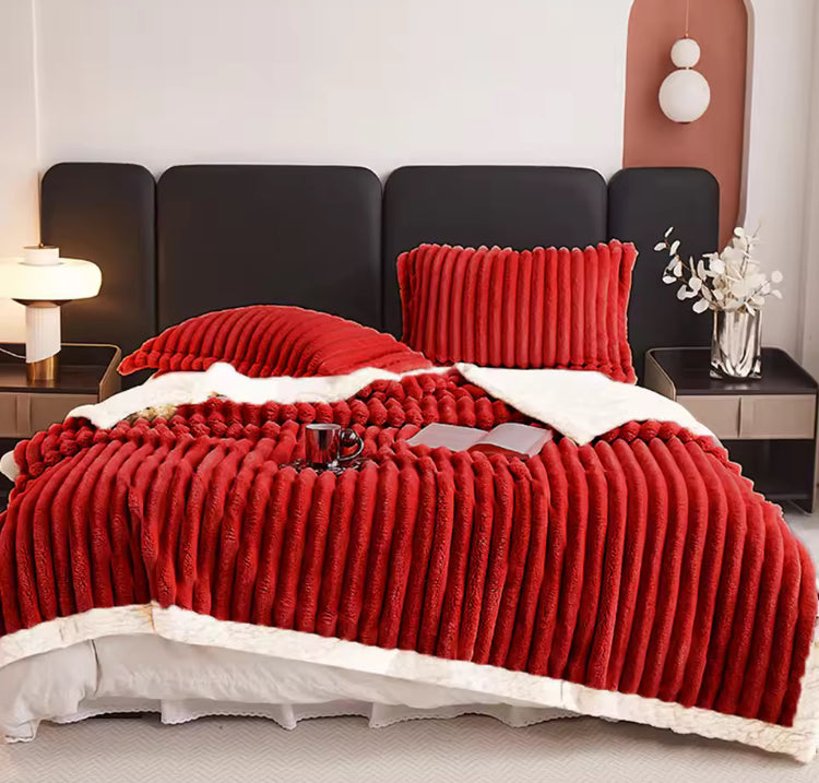 Fleece Throw Blanket weighted- Proverbs 31