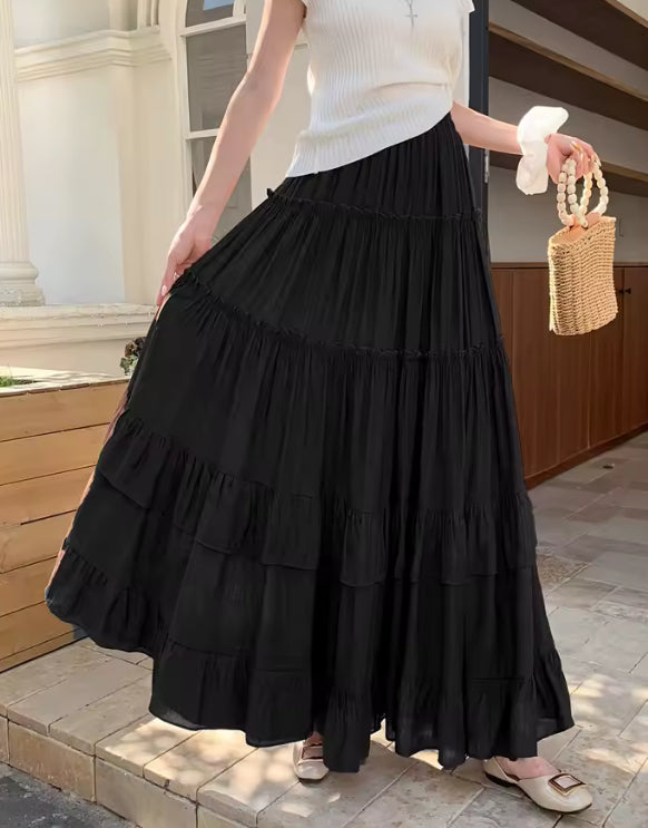 Layered maxi skirt- Paul travels