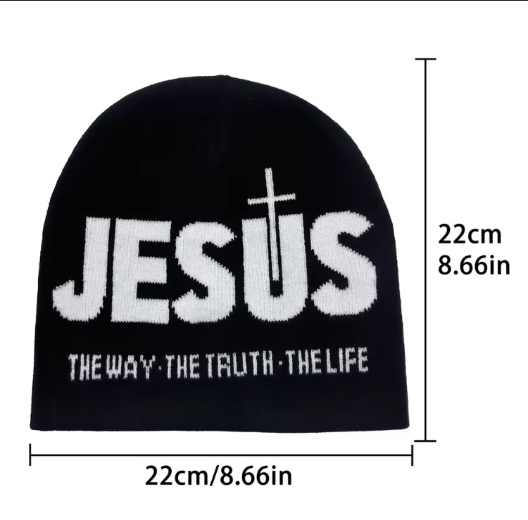 Knit John 14:6 Beanie