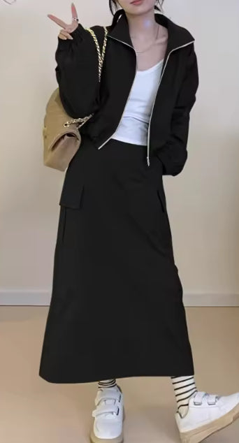 Women’s polyester 2 piece long skirt set- Jael’s Justifice