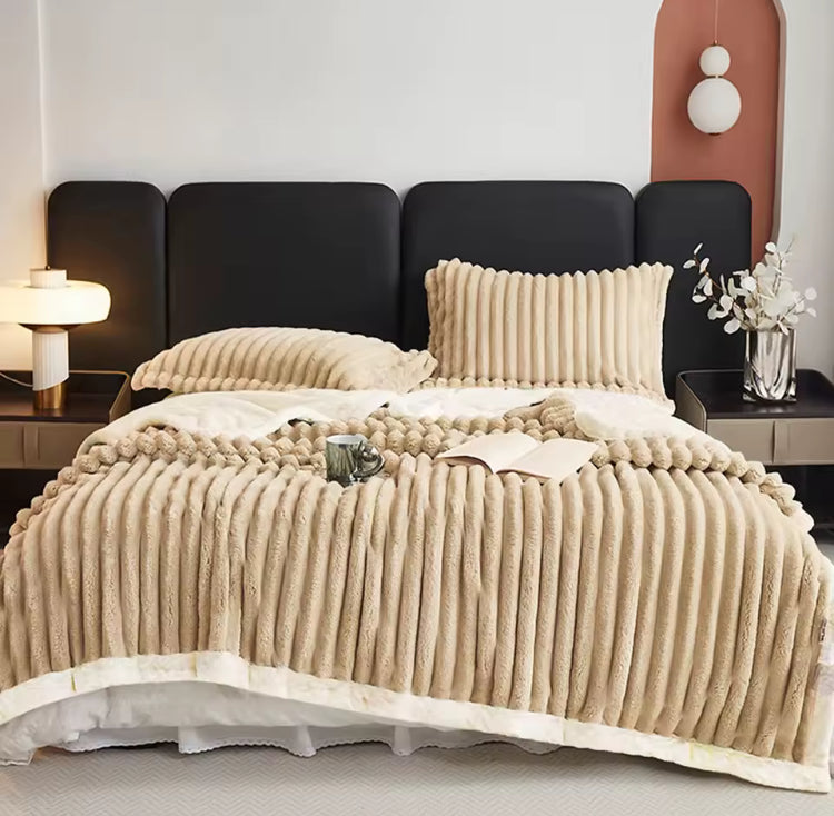 Fleece Throw Blanket weighted- Proverbs 31