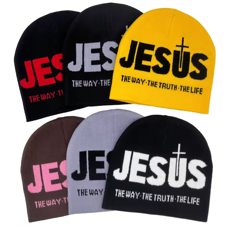 Knit John 14:6 Beanie