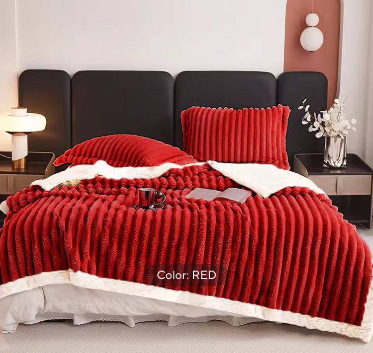 Fleece Throw Blanket weighted- Proverbs 31