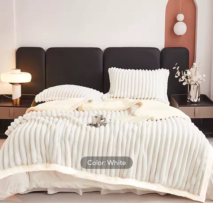 Fleece Throw Blanket weighted- Proverbs 31