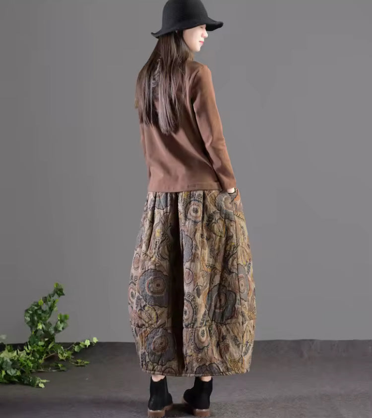 Floral Quilted Skirts- field lilies