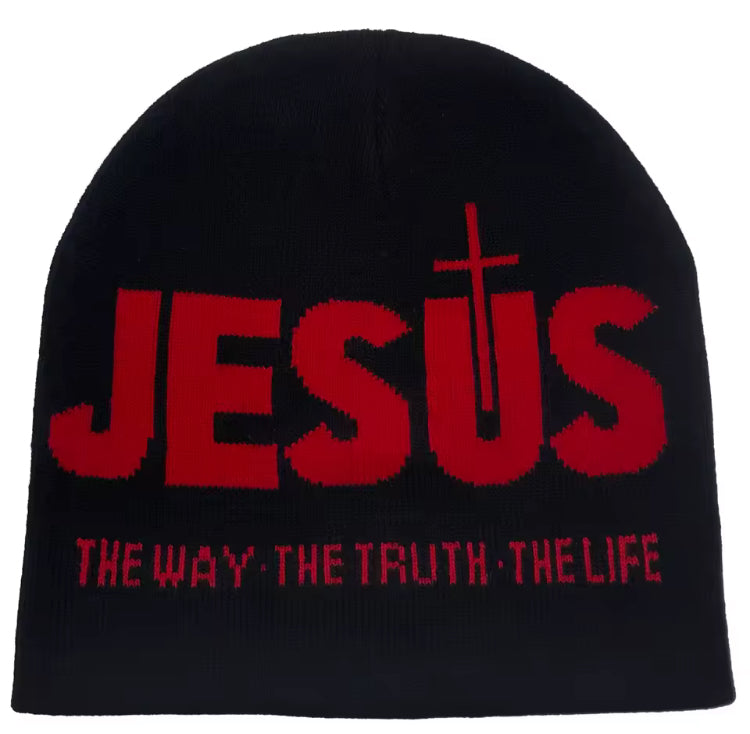 Knit John 14:6 Beanie