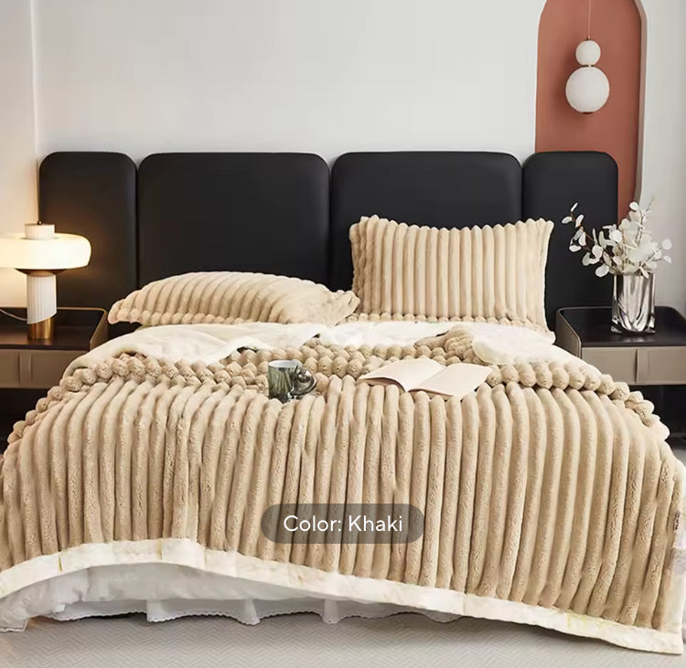 Fleece Throw Blanket weighted- Proverbs 31