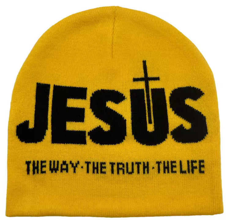 Knit John 14:6 Beanie