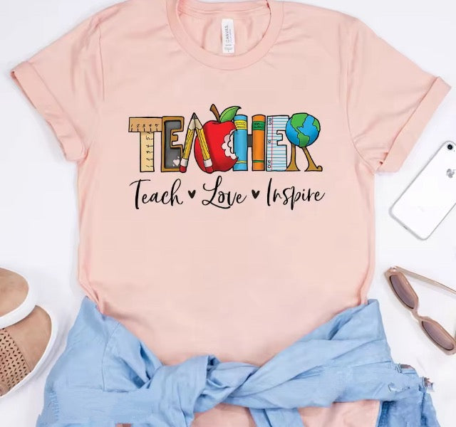 Teacher tshirts- raise up a child