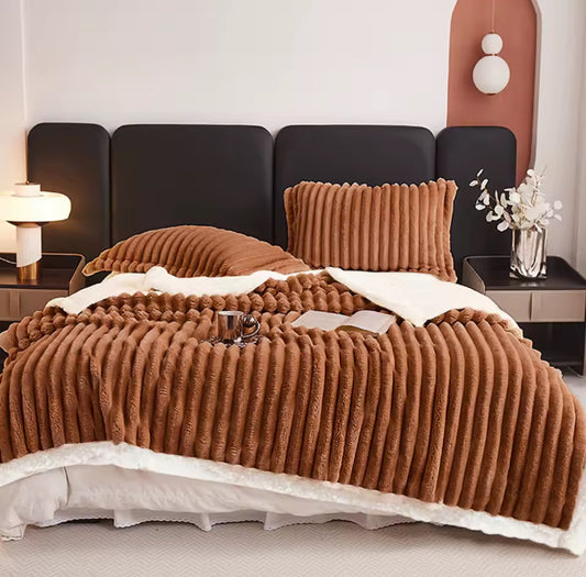 Fleece Throw Blanket weighted- Proverbs 31