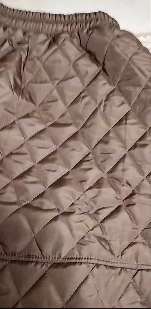 Quilted Skirt- Dry Bones