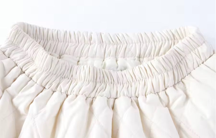 Quilted Skirt- Dry Bones