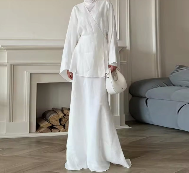 Loose tie up skirt set- Peter discipleship