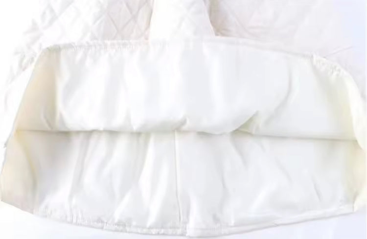 Quilted Skirt- Dry Bones