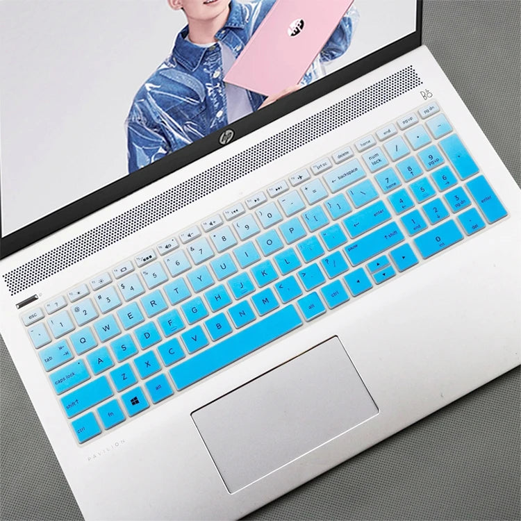 15 15.6 inch Silicone Laptop Keyboard Cover Protector Skin For HP ENVY X360 15-bd001TX PAVILION 15-CB073TX / CB075TX Notebook