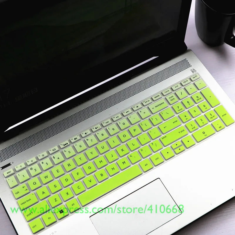 15 15.6 inch Silicone Laptop Keyboard Cover Protector Skin For HP ENVY X360 15-bd001TX PAVILION 15-CB073TX / CB075TX Notebook