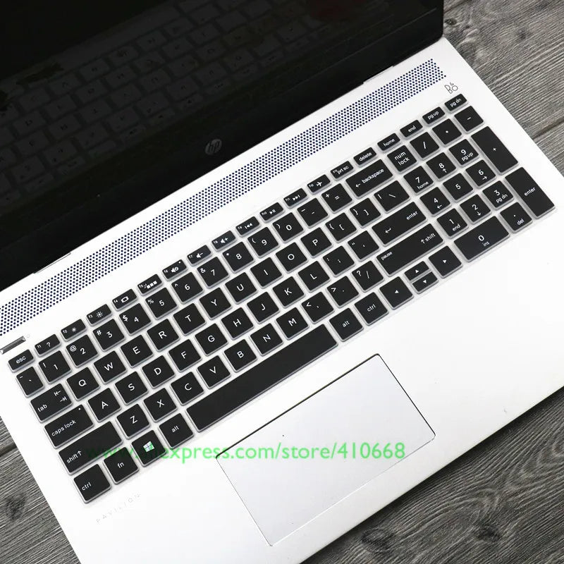 15 15.6 inch Silicone Laptop Keyboard Cover Protector Skin For HP ENVY X360 15-bd001TX PAVILION 15-CB073TX / CB075TX Notebook