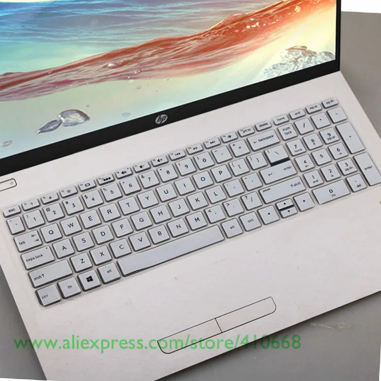 15 15.6 inch Silicone Laptop Keyboard Cover Protector Skin For HP ENVY X360 15-bd001TX PAVILION 15-CB073TX / CB075TX Notebook